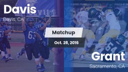 Matchup: Davis  vs. Grant  2016