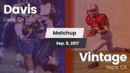 Matchup: Davis  vs. Vintage  2017