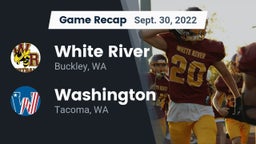 Recap: White River  vs. Washington  2022