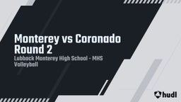 Monterey volleyball highlights Monterey vs Coronado Round 2