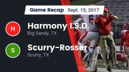 Recap: Harmony I.S.D. vs. Scurry-Rosser  2017