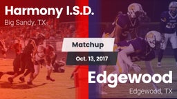 Matchup: Harmony I.S.D. vs. Edgewood  2017