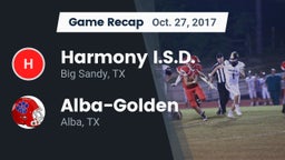 Recap: Harmony I.S.D. vs. Alba-Golden  2017