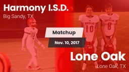 Matchup: Harmony I.S.D. vs. Lone Oak  2017