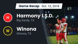 Recap: Harmony I.S.D. vs. Winona  2018