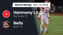 Recap: Harmony I.S.D. vs. Bells  2018