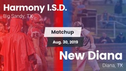 Matchup: Harmony I.S.D. vs. New Diana  2019