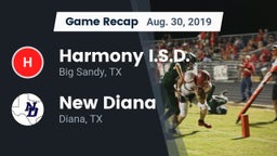 Recap: Harmony I.S.D. vs. New Diana  2019