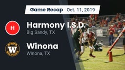 Recap: Harmony I.S.D. vs. Winona  2019