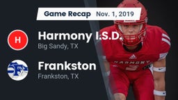 Recap: Harmony I.S.D. vs. Frankston  2019