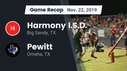 Recap: Harmony I.S.D. vs. Pewitt  2019