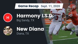 Recap: Harmony I.S.D. vs. New Diana  2020
