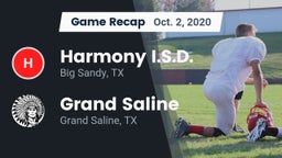 Recap: Harmony I.S.D. vs. Grand Saline  2020