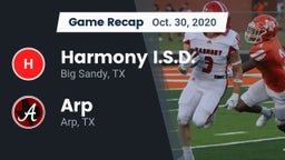 Recap: Harmony I.S.D. vs. Arp  2020