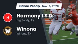 Recap: Harmony I.S.D. vs. Winona  2020