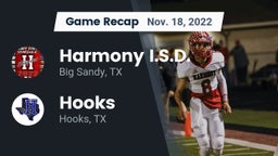 Recap: Harmony I.S.D. vs. Hooks  2022