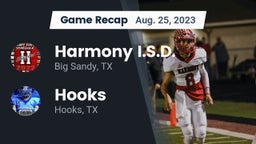 Recap: Harmony I.S.D. vs. Hooks  2023