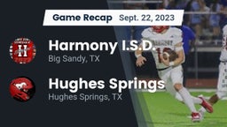 Recap: Harmony I.S.D. vs. Hughes Springs  2023