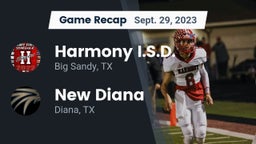 Recap: Harmony I.S.D. vs. New Diana  2023