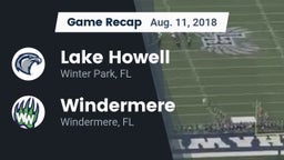 Recap: Lake Howell  vs. Windermere  2018