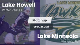 Matchup: Lake Howell High vs. Lake Minneola  2018