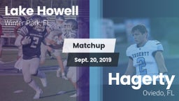 Matchup: Lake Howell High vs. Hagerty  2019