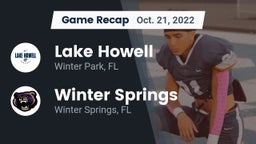 Recap: Lake Howell  vs. Winter Springs  2022