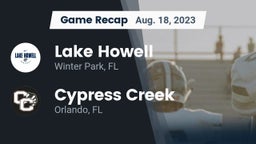 Recap: Lake Howell  vs. Cypress Creek  2023