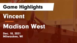 Vincent  vs Madison West  Game Highlights - Dec. 18, 2021