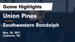 Union Pines  vs Southwestern Randolph  Game Highlights - Nov. 30, 2021