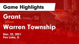 Grant  vs Warren Township  Game Highlights - Dec. 22, 2021