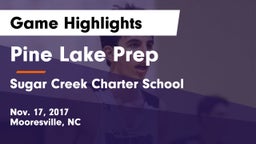 Pine Lake Prep  vs Sugar Creek Charter School Game Highlights - Nov. 17, 2017