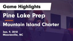 Pine Lake Prep  vs Mountain Island Charter  Game Highlights - Jan. 9, 2018