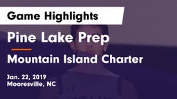 Pine Lake Prep  vs Mountain Island Charter  Game Highlights - Jan. 22, 2019