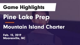 Pine Lake Prep  vs Mountain Island Charter  Game Highlights - Feb. 15, 2019