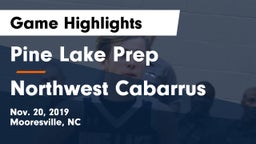 Pine Lake Prep  vs Northwest Cabarrus  Game Highlights - Nov. 20, 2019