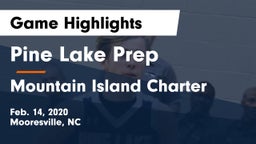 Pine Lake Prep  vs Mountain Island Charter  Game Highlights - Feb. 14, 2020