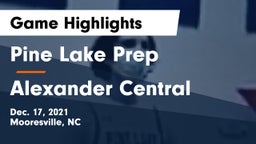 Pine Lake Prep  vs Alexander Central  Game Highlights - Dec. 17, 2021
