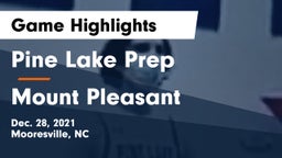 Pine Lake Prep  vs Mount Pleasant  Game Highlights - Dec. 28, 2021