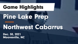 Pine Lake Prep  vs Northwest Cabarrus  Game Highlights - Dec. 30, 2021