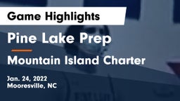 Pine Lake Prep  vs Mountain Island Charter  Game Highlights - Jan. 24, 2022