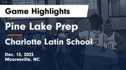 Pine Lake Prep  vs Charlotte Latin School Game Highlights - Dec. 13, 2023