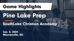 Pine Lake Prep  vs SouthLake Christian Academy Game Highlights - Jan. 8, 2024