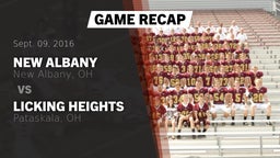 Recap: New Albany  vs. Licking Heights  2016