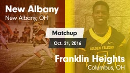 Matchup: New Albany High vs. Franklin Heights  2016