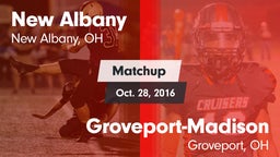 Matchup: New Albany High vs. Groveport-Madison  2016