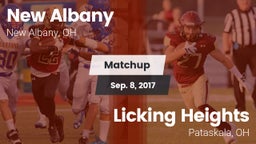 Matchup: New Albany High vs. Licking Heights  2017