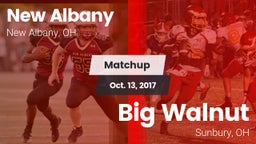 Matchup: New Albany High vs. Big Walnut 2017
