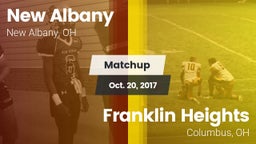 Matchup: New Albany High vs. Franklin Heights  2017