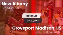 Matchup: New Albany High vs. Groveport Madison HS 2017
